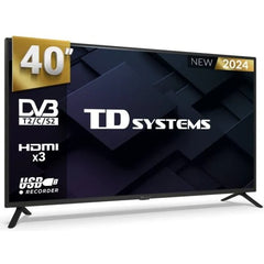 Td Systems PRIME40C19F - Televisor 40 pulgadas Full HD, USB Grabador Reproductor
