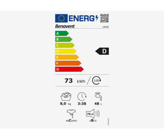 Benavent - lavadora lbv8d 8kg 1000rpm D