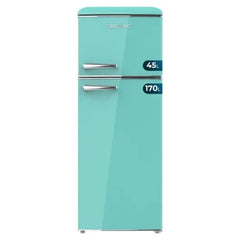 Frigorífico Retro Bolero CoolMarket 2d Origin 215 Green E Cecotec