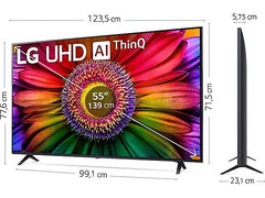 LG UHD 55UR80006LJ Televisor 139.7 cm (55) 4K Ultra HD Smart TV Wifi