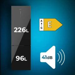 Cecotec Bolero CoolMarket Combi 322 Glass Black Frigorífico Combi E cristal Negro