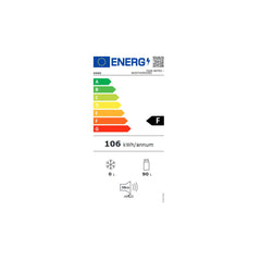 Evvo Frigorífico Mini F25 Retro rojo, 90 litros, Diseño Vintage, bajo consumo, silencioso