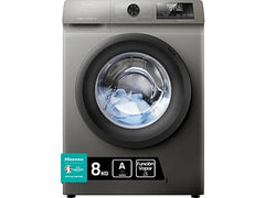 Hisense lavadora WFQP8014EVMT 8kg 1400 Inox a