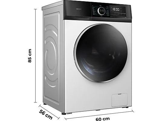 Lavadora Cecotec Bolero DressCode 9500 Inverter a 9kg 1400 rpm Blanco