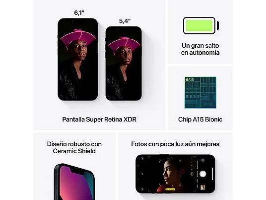 Apple iPhone 13 128GB Medianoche