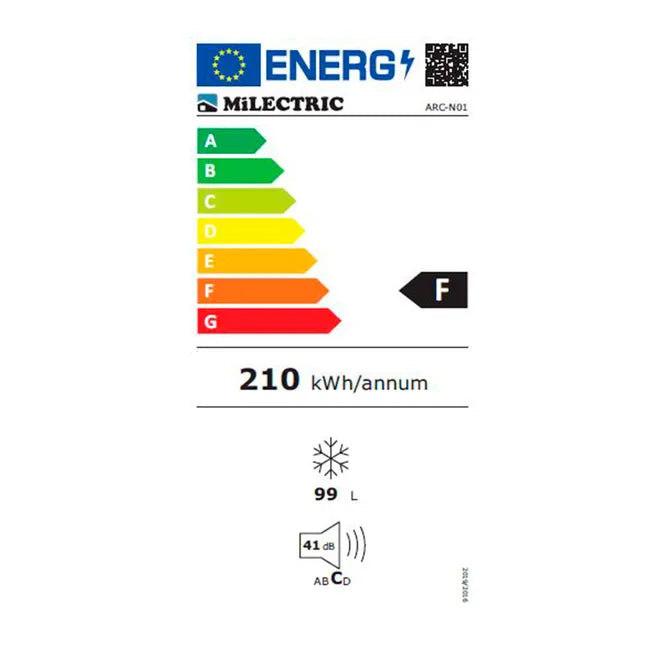 Milectric ARC-N01 congelador Horizontal 99L F Blanco